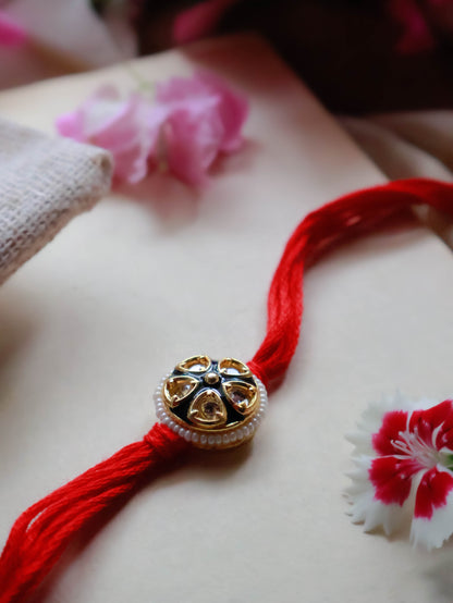 Aman Meenakari Red Rakhi