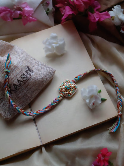 Achyut Multicolored Meenakari Rakhi