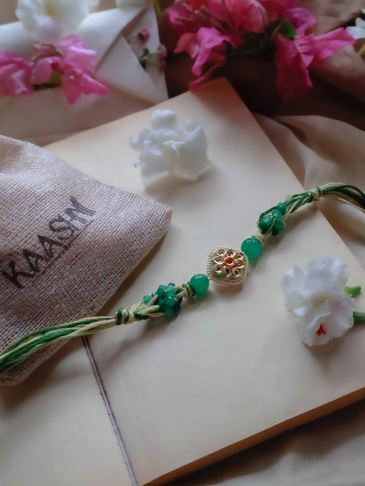 Mangal Mint Meenakari Rakhi