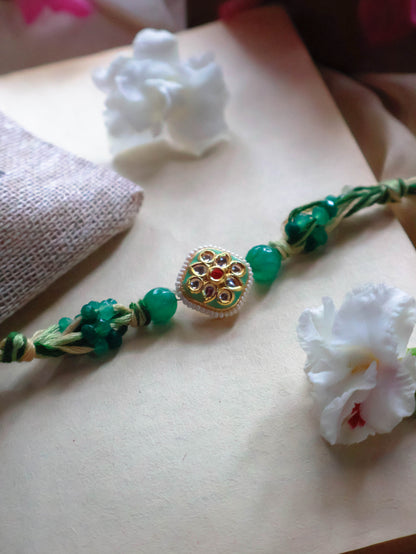 Mangal Mint Meenakari Rakhi