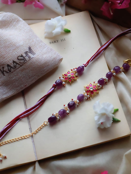 Lego Purple Rakhi-Lumba Set