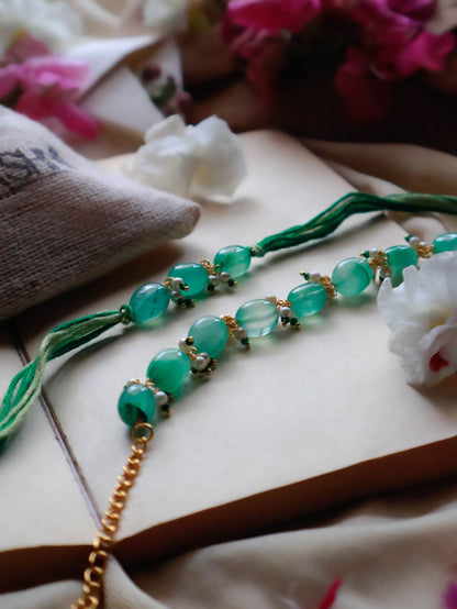 Taran Mint Rakhi-Lumba Set