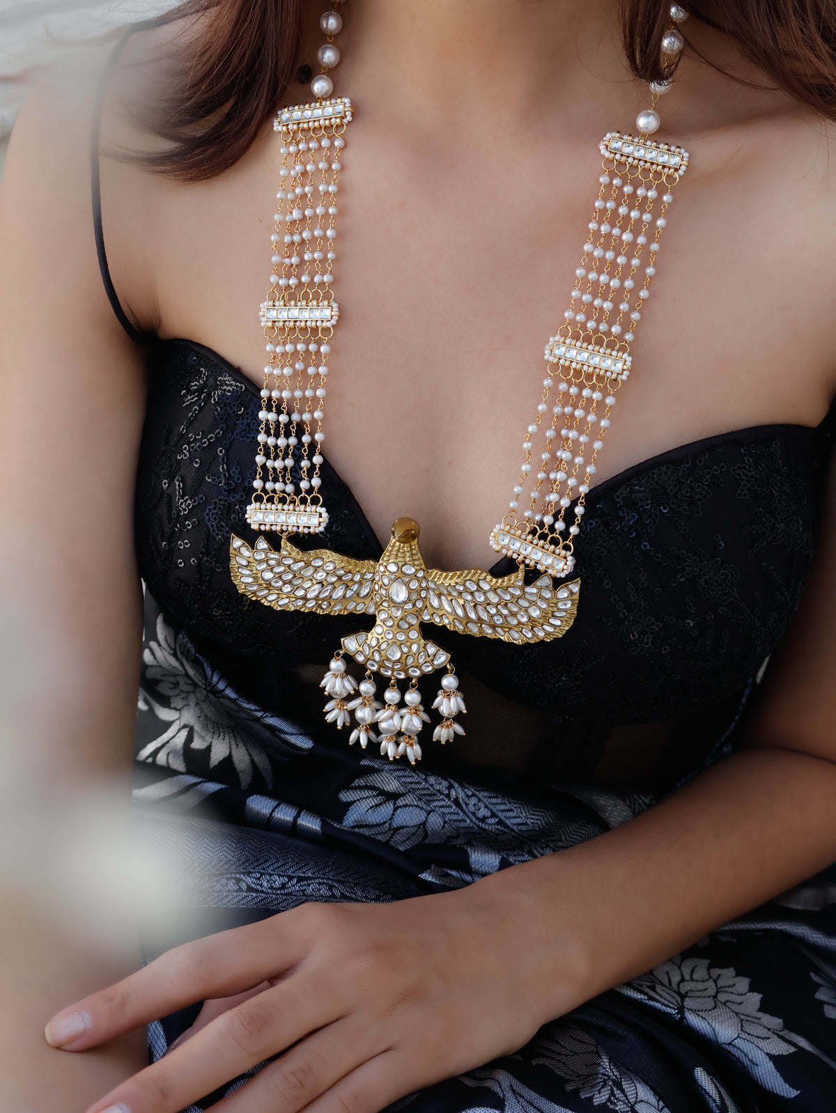 Drishti Kundan Pendant Necklace