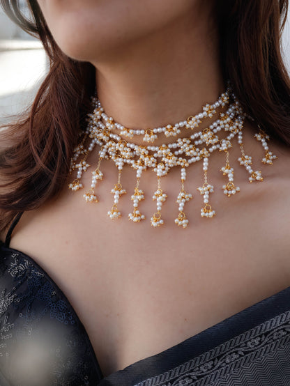 Shiza Pearls Choker Necklace