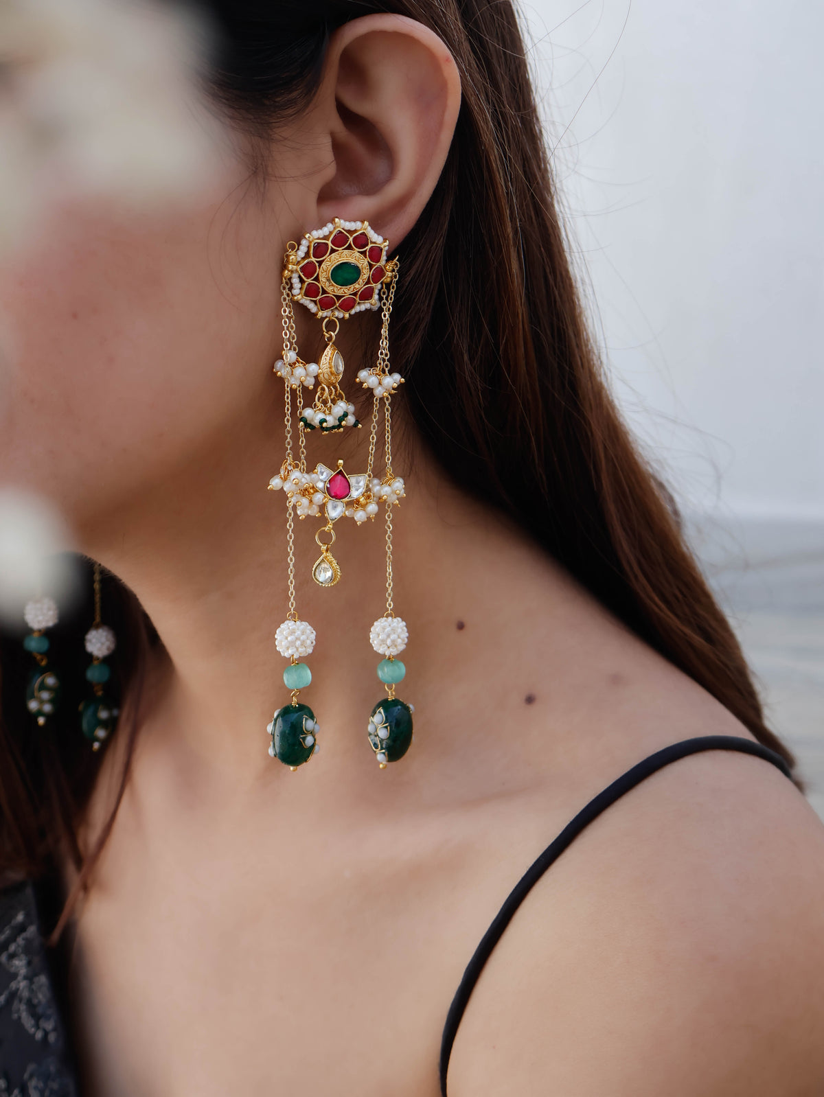 Hurrem Kundan Dangler Earrings