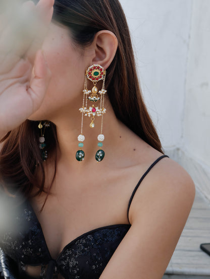 Hurrem Kundan Dangler Earrings