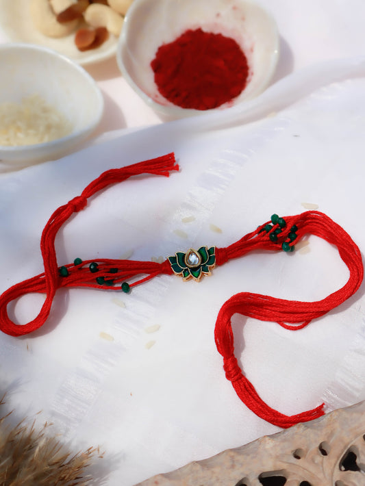 Surkh Lotus Rakhi