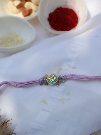 Luft Lavender Meenakari Rakhi