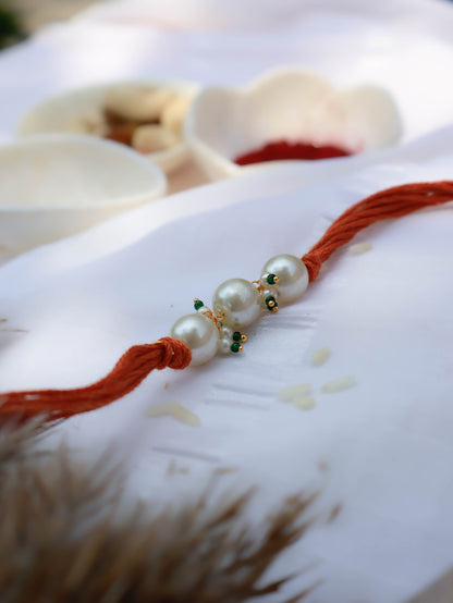 Kiaan Pearl Rust Rakhi