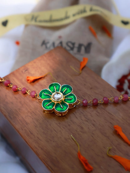 Rayan Green Floral Lumba