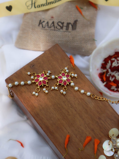 Yug Pink Kundan Lumba