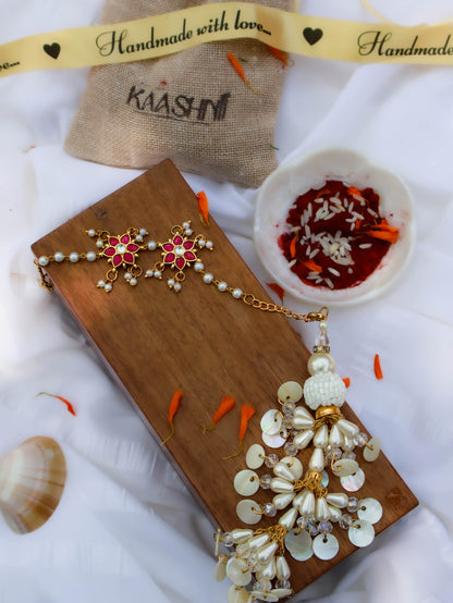 Yug Pink Kundan Lumba