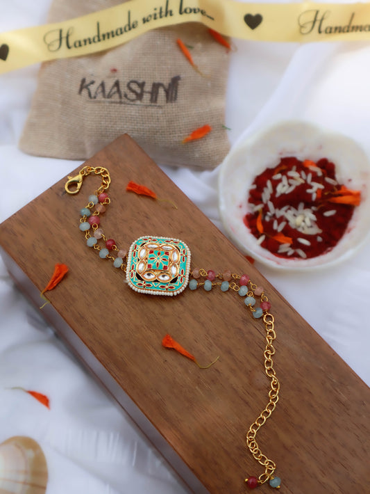 Ritik Multicolored Meenakari Lumba