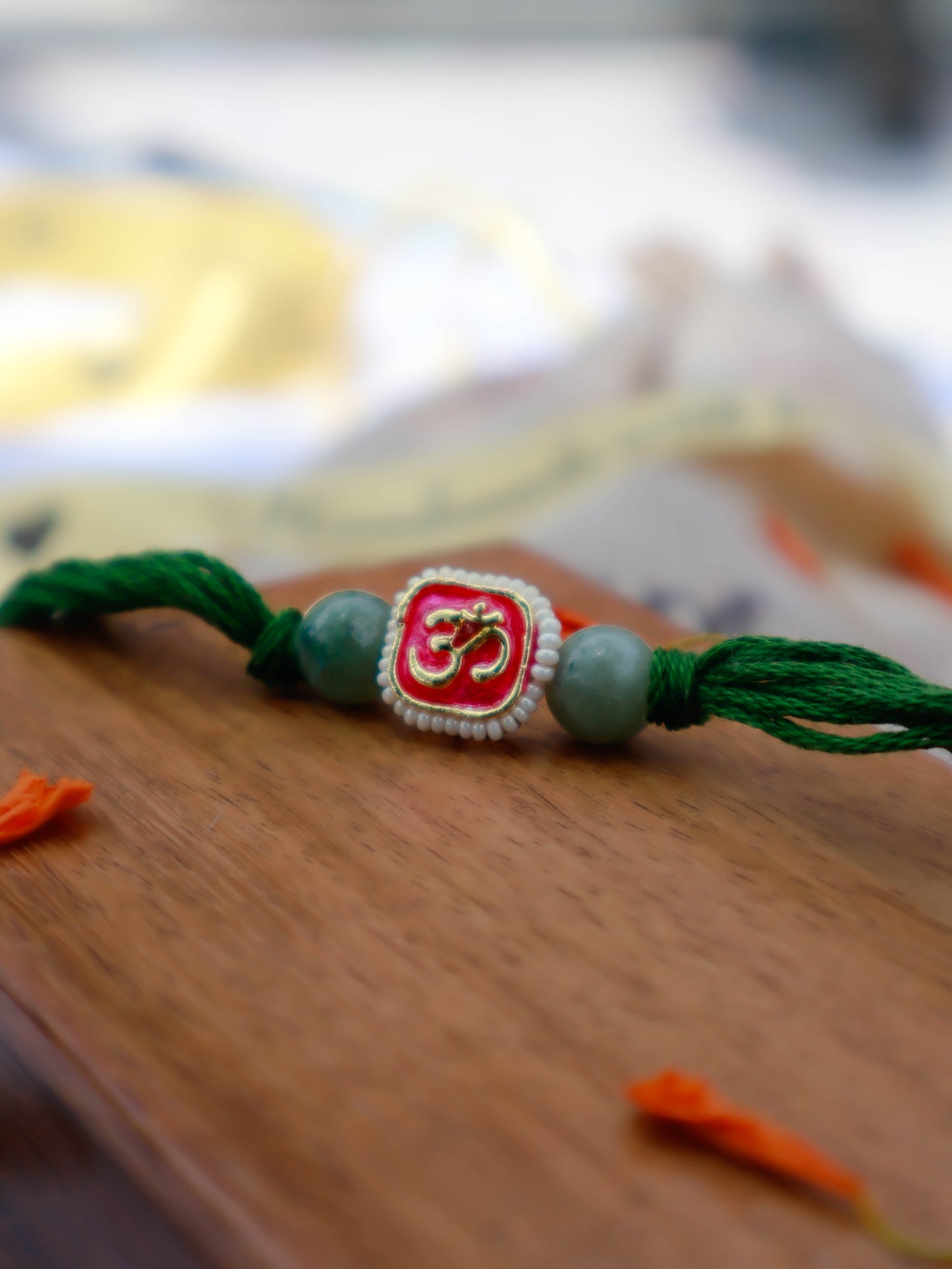 Sarin Green Om Rakhi