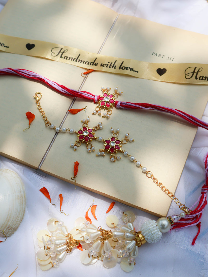 Ijay Kundan Rakhi Lumba Set