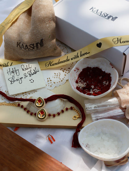 Achyut Multicolored Meenakari Rakhi