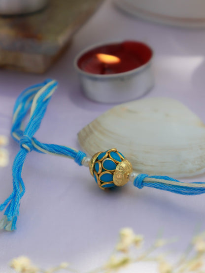 Aakash Turquoise Rakhi