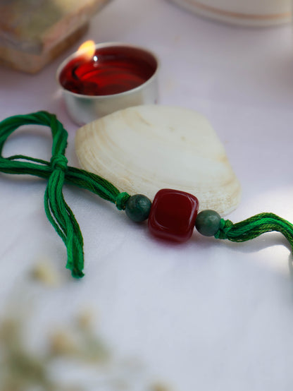 Abhay Red & Green Rakhi