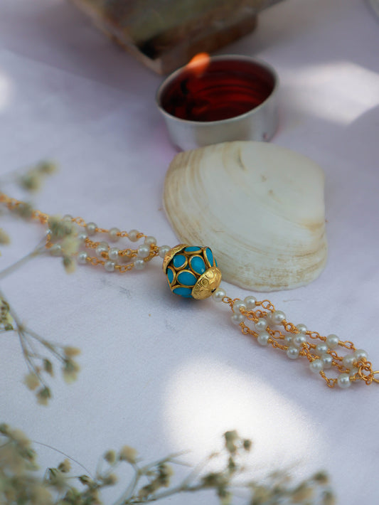 Mayin Turquoise Pearl Lumba Bracelet