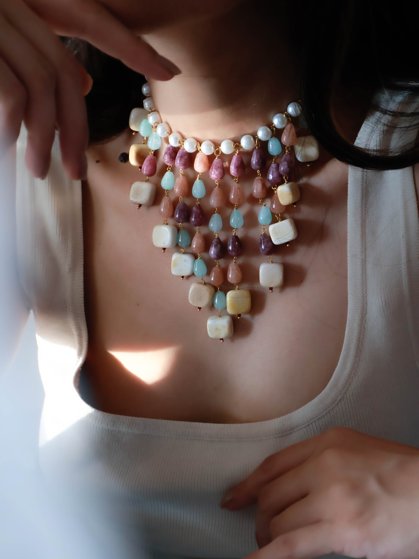 Gina Layered Multicolored Necklace