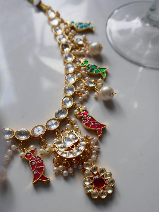 Aliza Multicolored Kundan Necklace