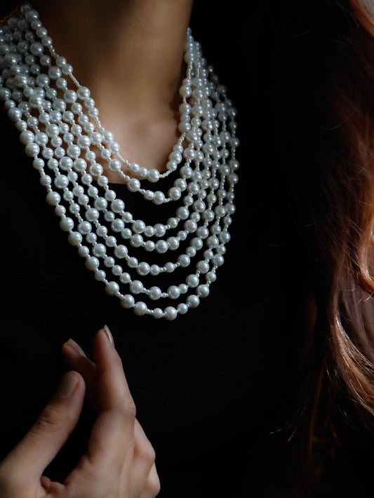 Aylee Pearl Multilayered Necklace