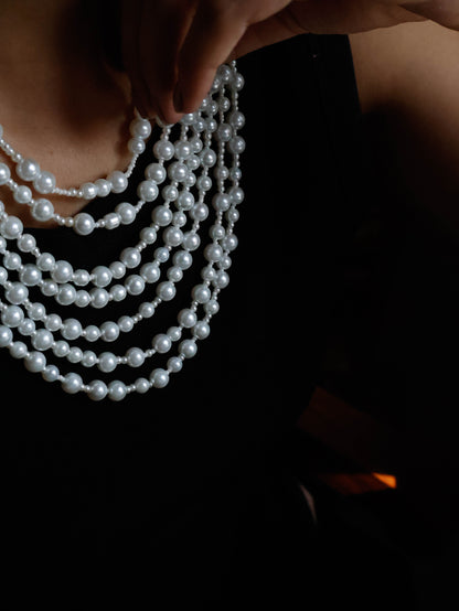 Aylee Pearl Multilayered Necklace