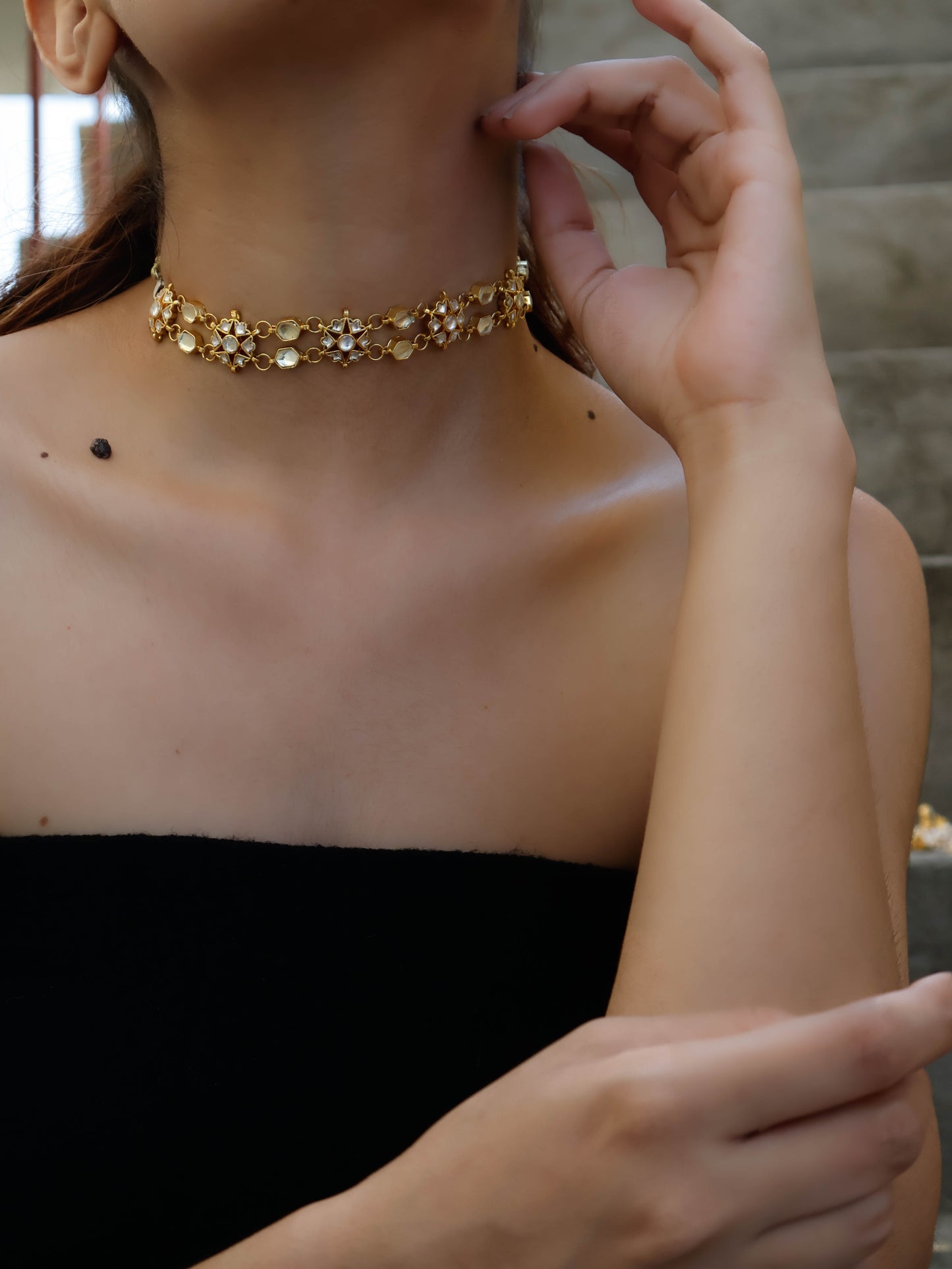 Taliya Kundan Choker Necklace