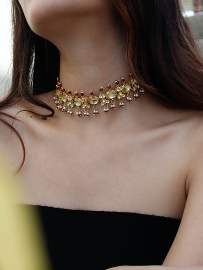 Demi Kundan Choker Necklace