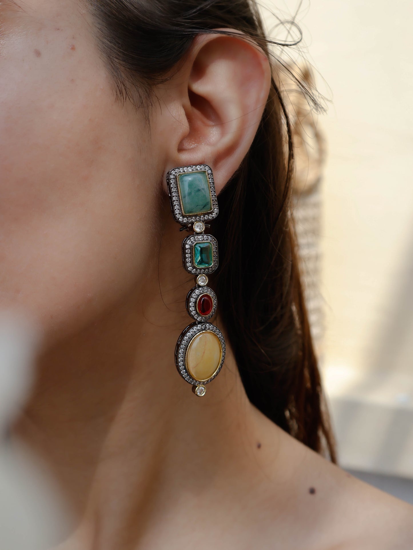 Winter Multicolored Earrings