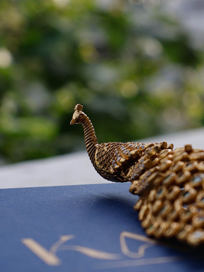 Medha Peacock Brooch