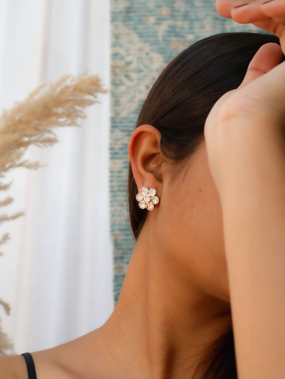 Arya Polki Stud Earrings