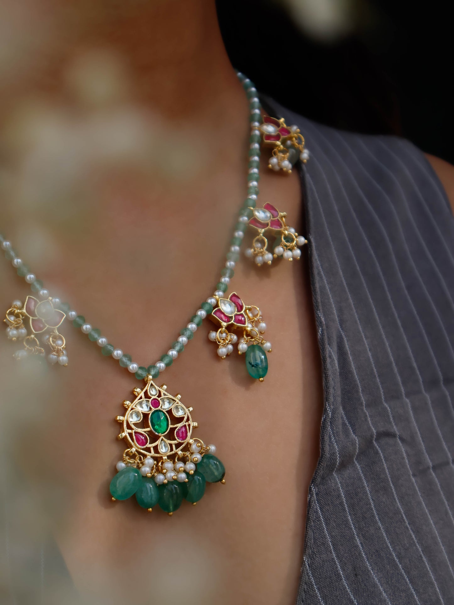 Gail Green Kundan Necklace