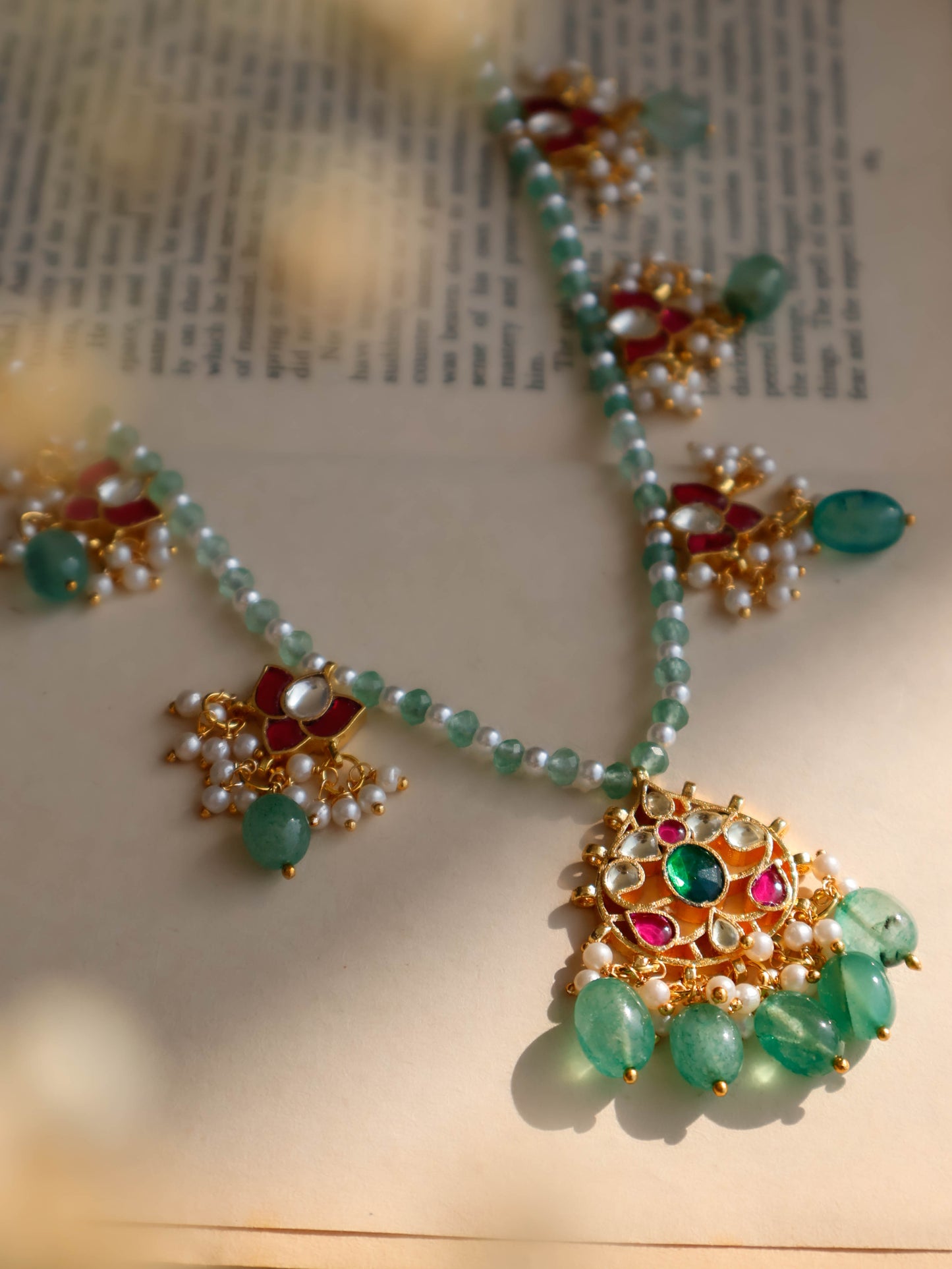 Gail Green Kundan Necklace