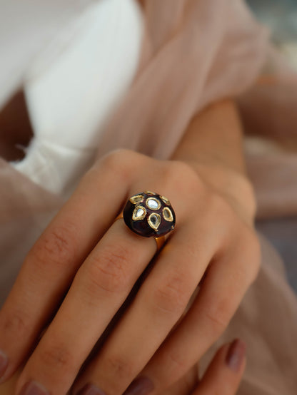 Coco Kundan Ring