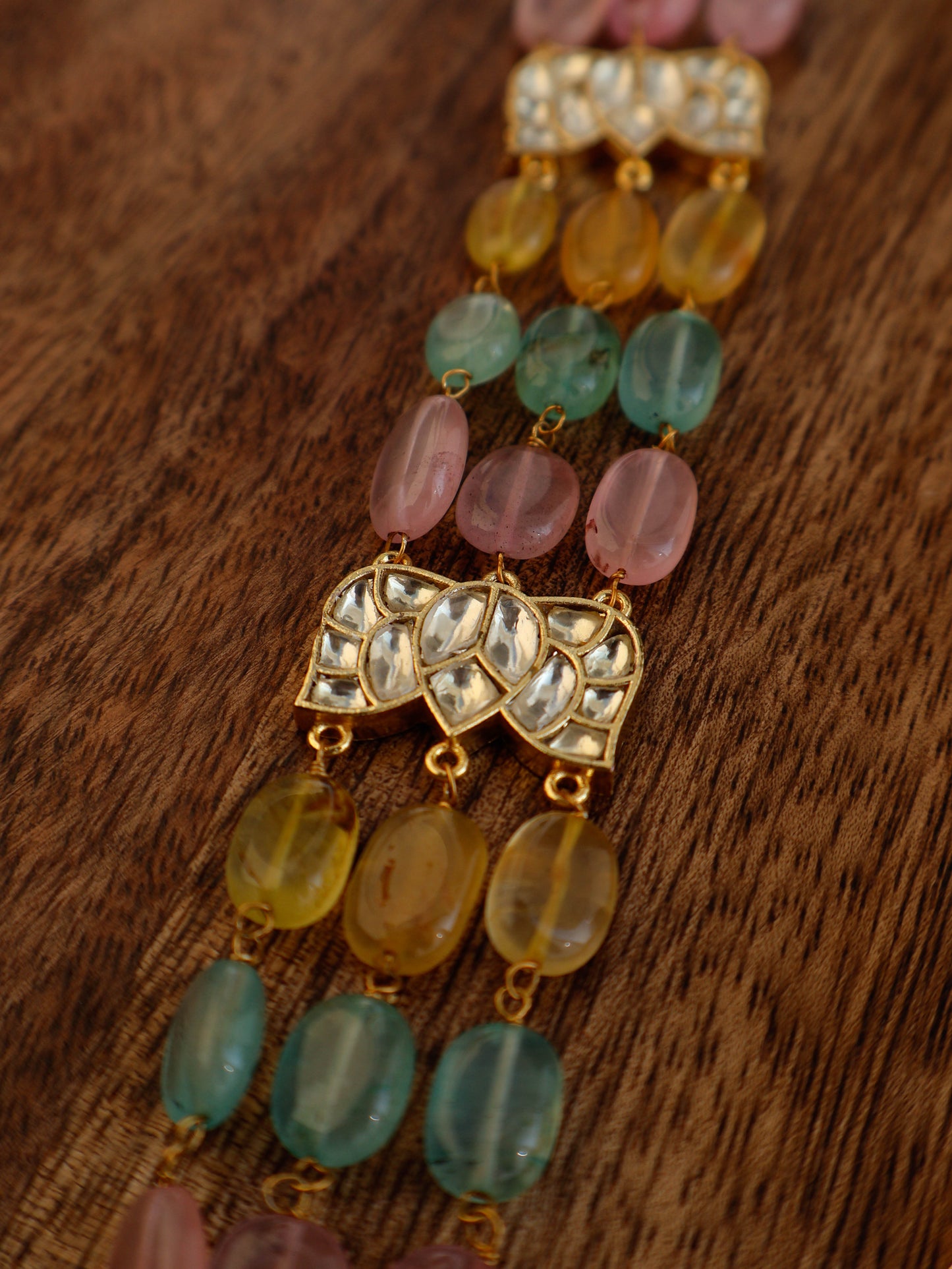 Micah Multicolored Kundan Necklace