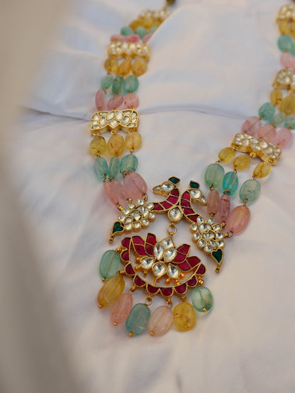 Micah Multicolored Kundan Necklace