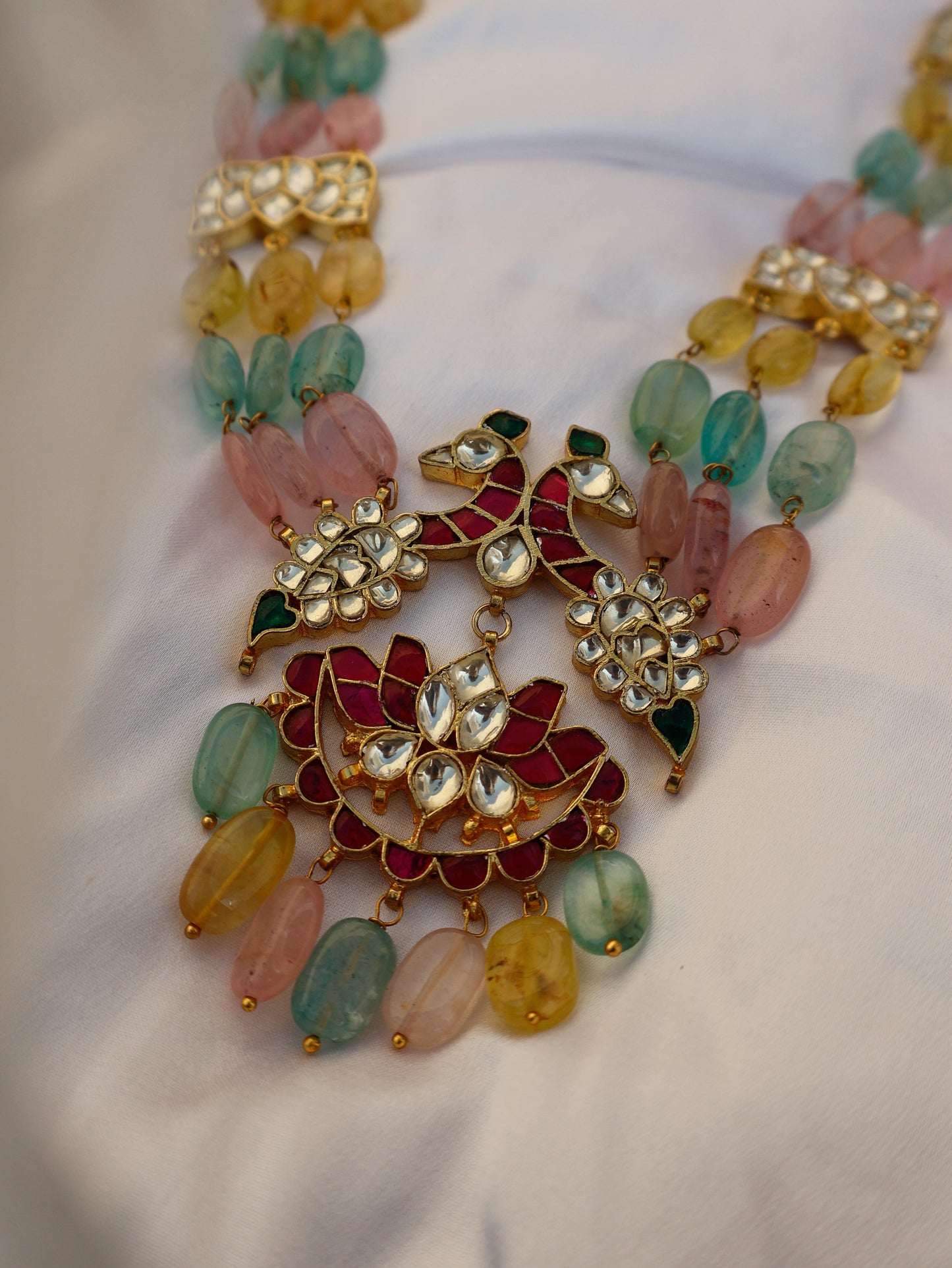 Micah Multicolored Kundan Necklace