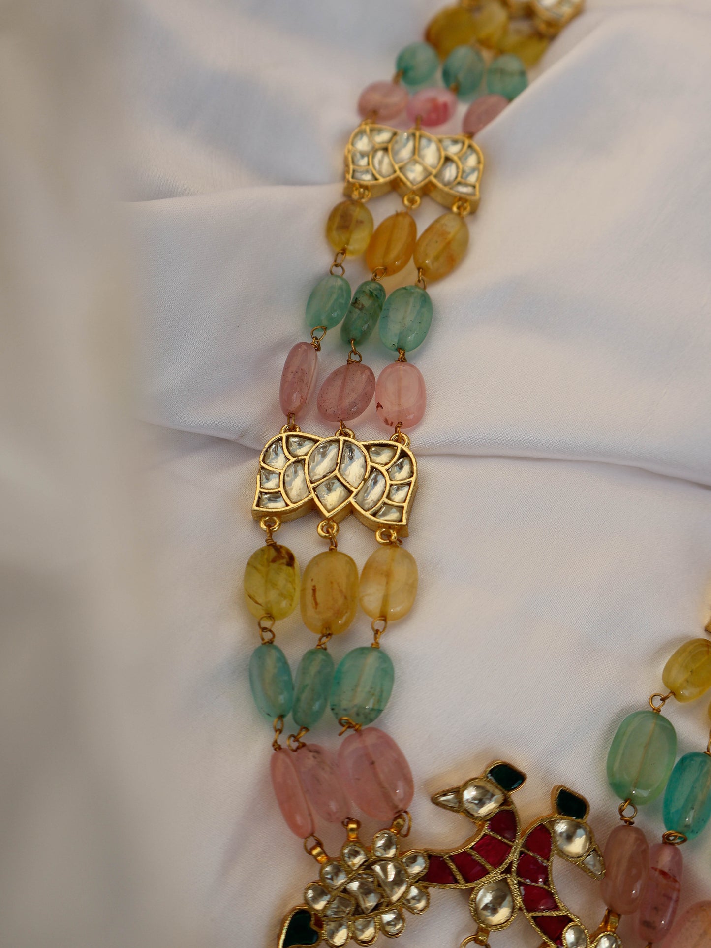 Micah Multicolored Kundan Necklace