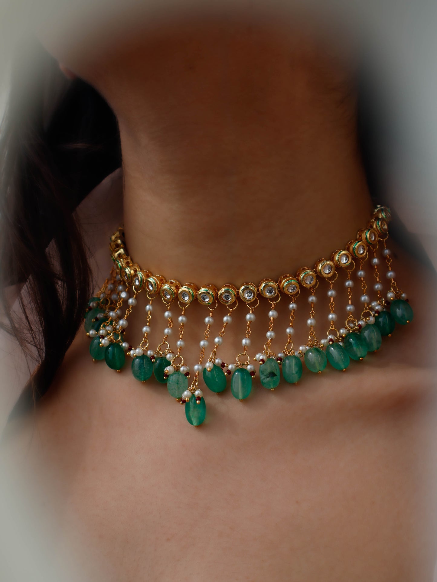 Cova Kundan Choker Necklace