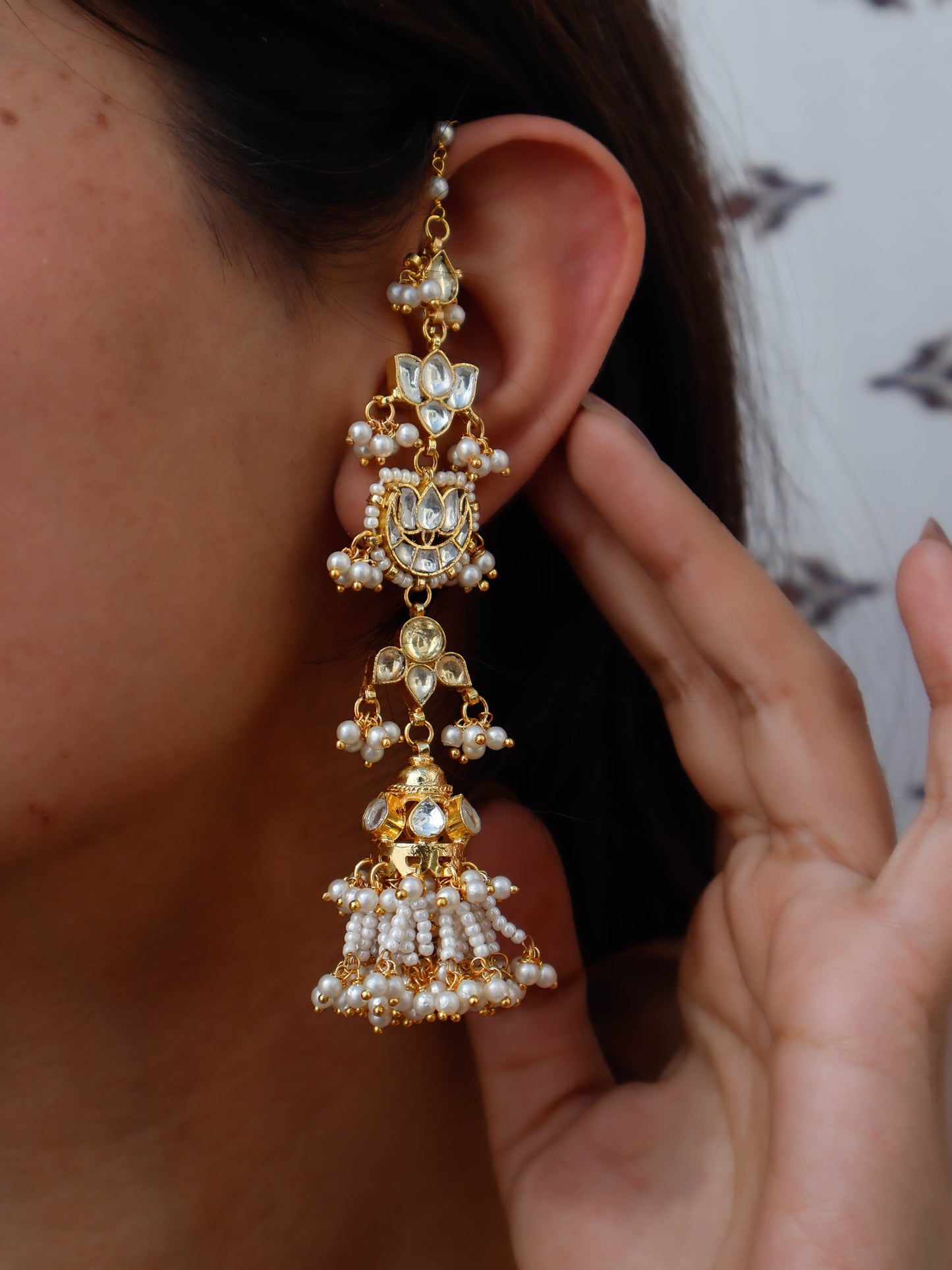 Vaarahi Kundan Earrings