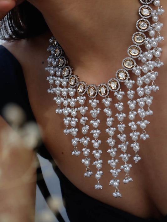 Barkha Polki Pearl Necklace