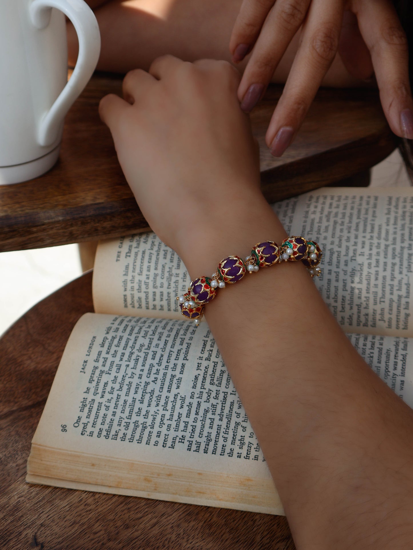 Wrenley Purple Bracelet