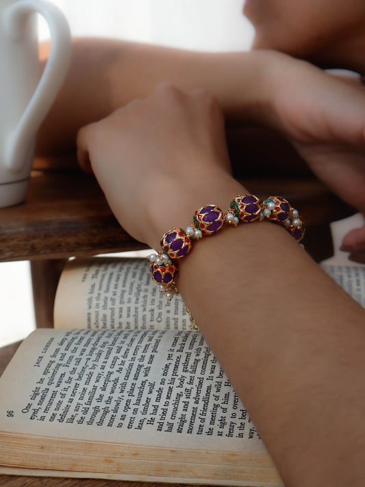 Wrenley Purple Bracelet