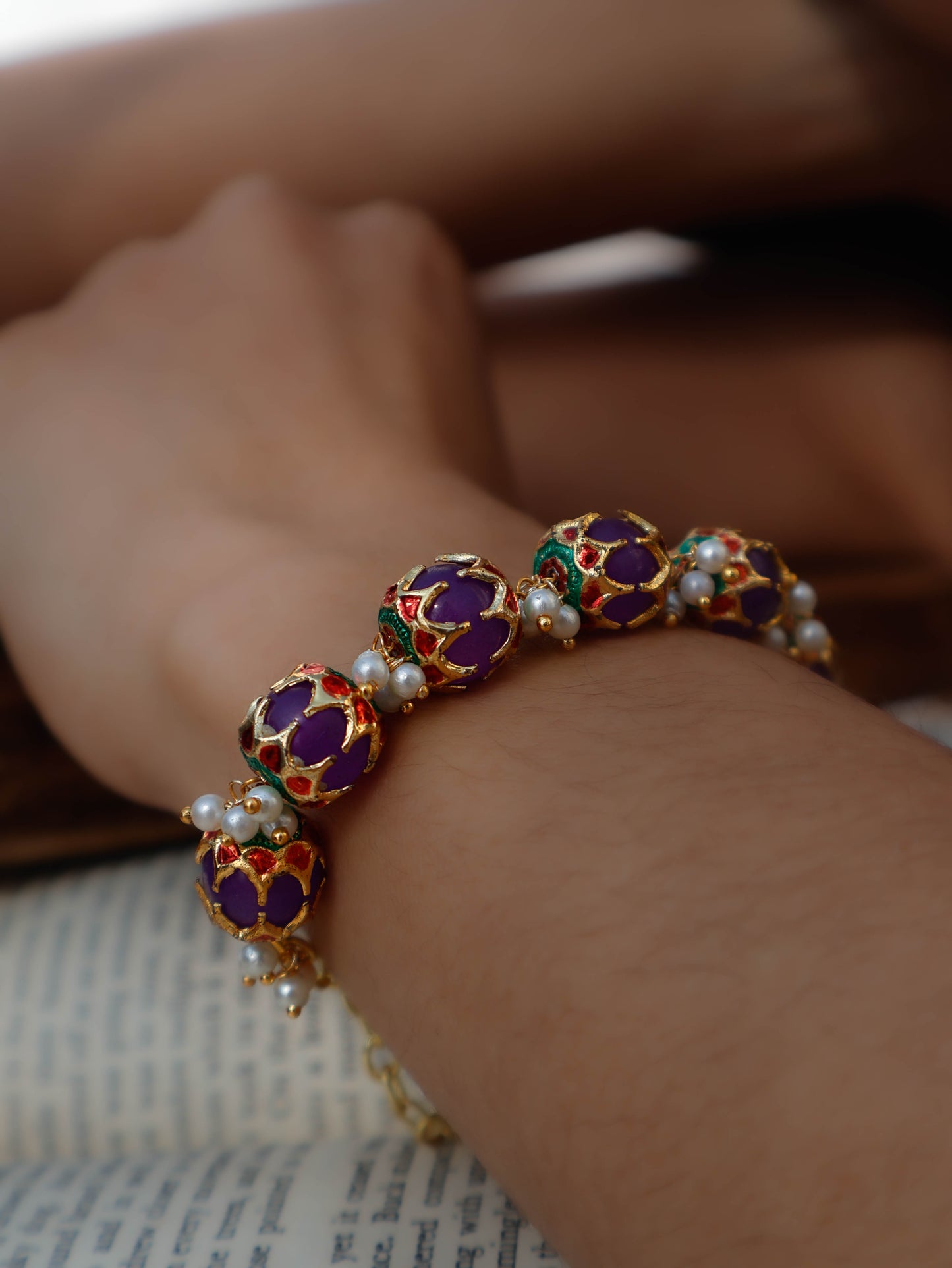 Wrenley Purple Bracelet