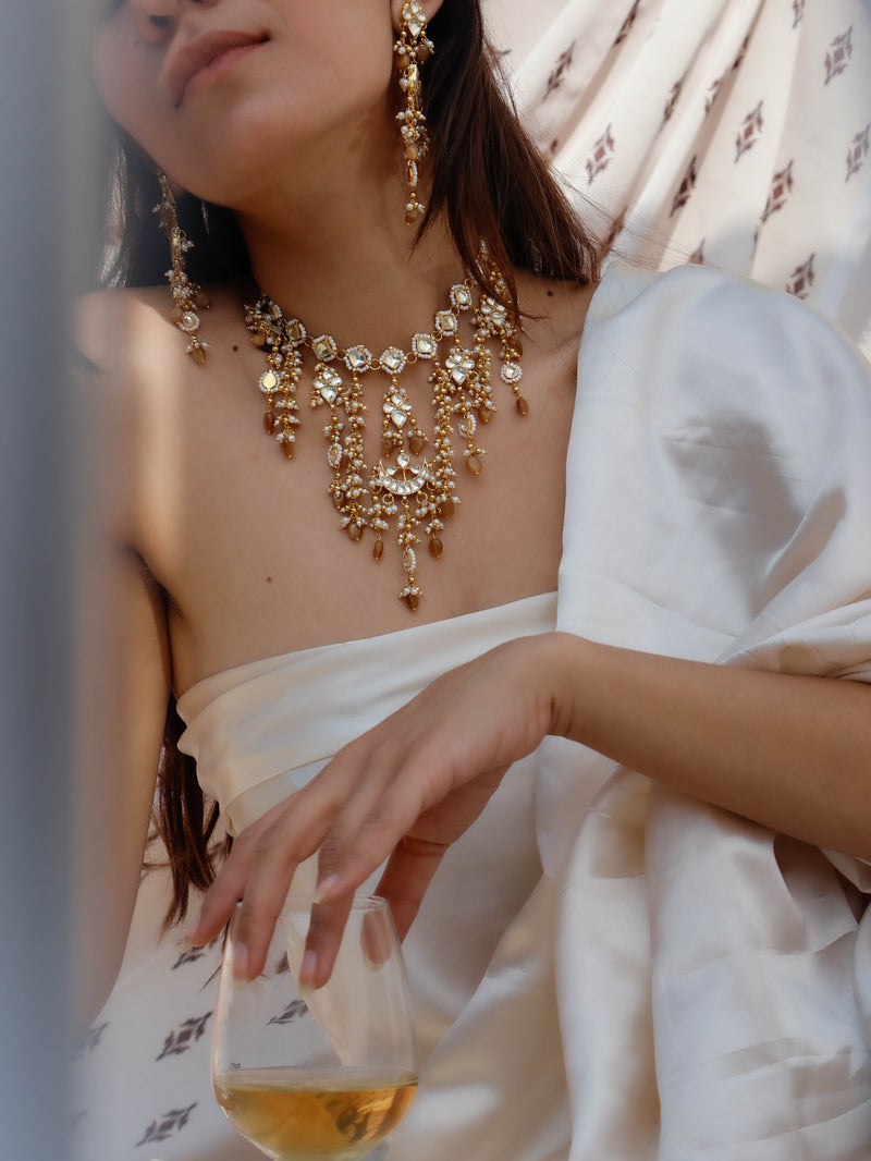 Lela Kundan Necklace Set