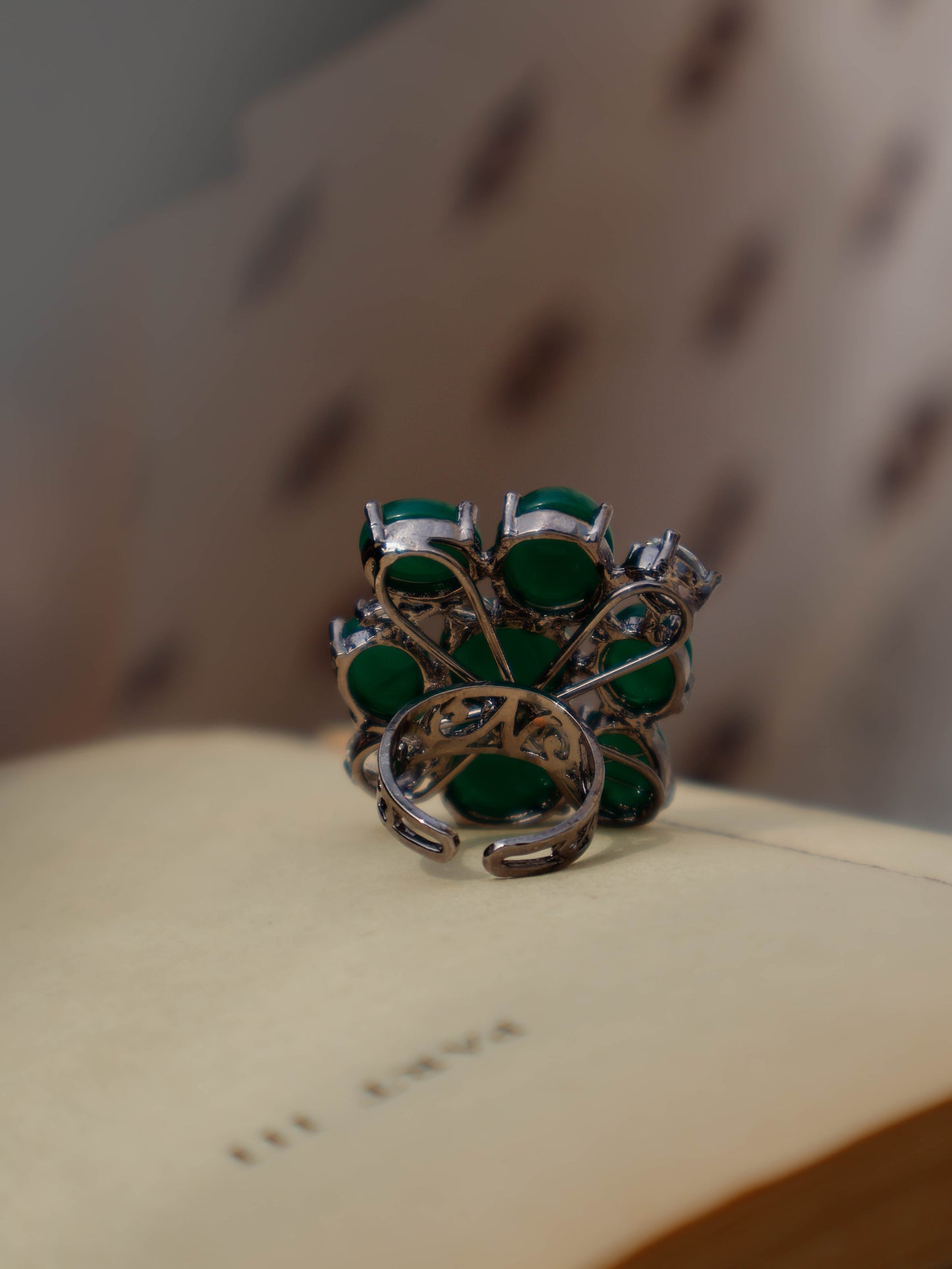 Vipula Green Ring