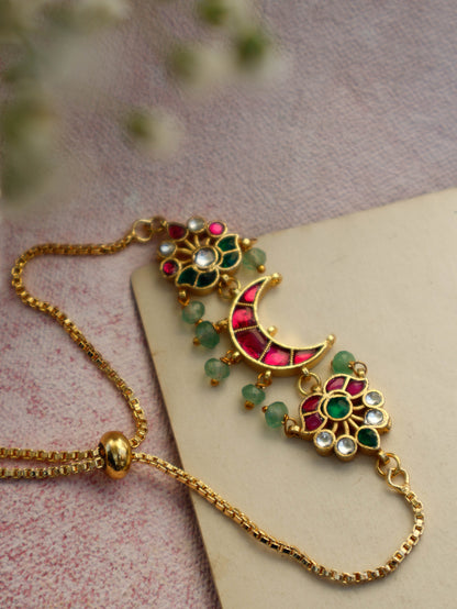 Isha Multicolored Kundan Bracelet