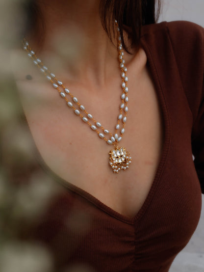 Irene Kundan Pendant Necklace