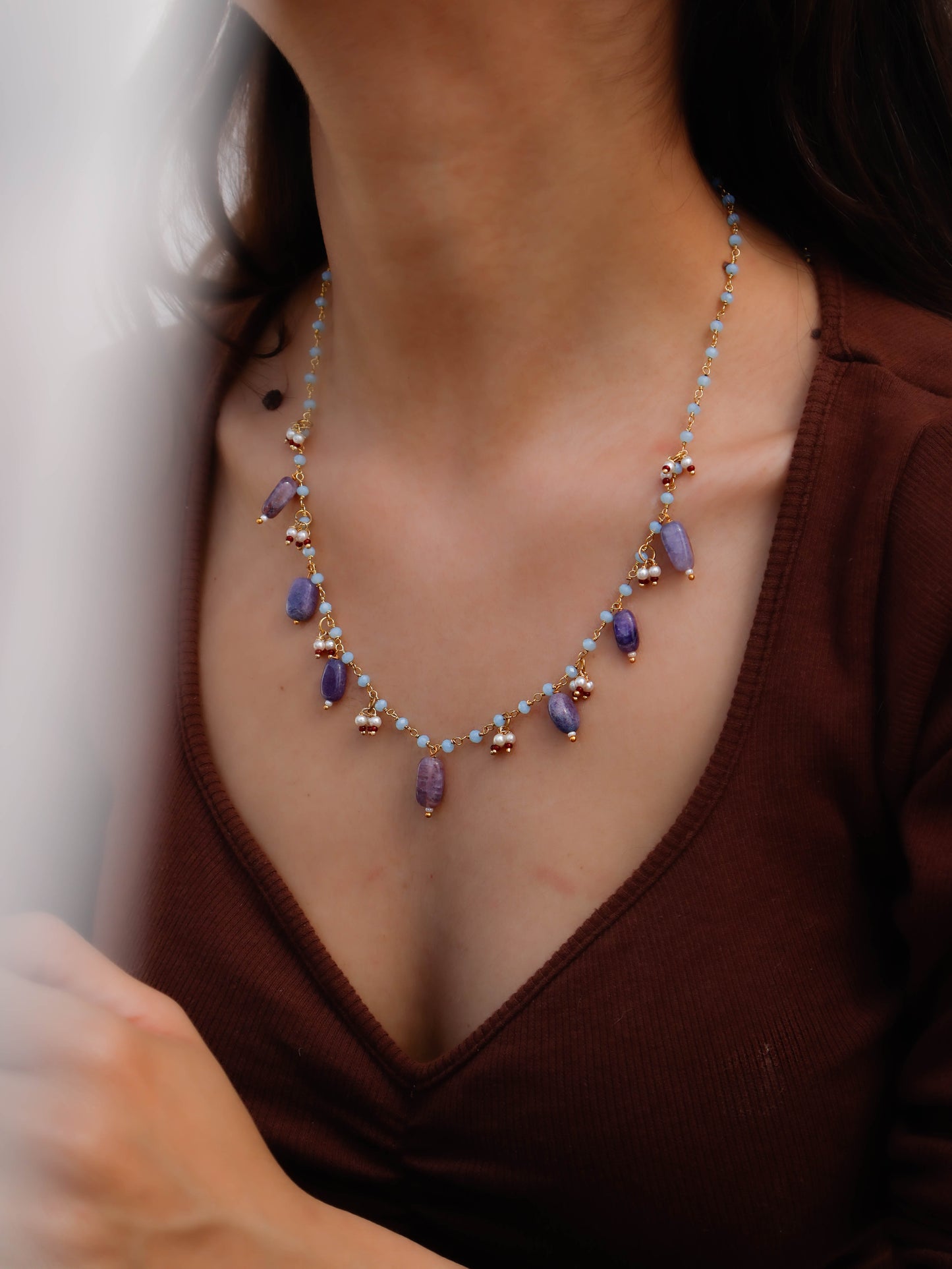 Danna Purple Necklace
